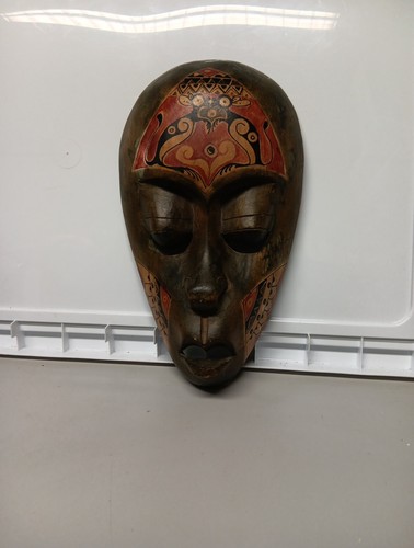 Vintage indonesian mask used - indonesian,
