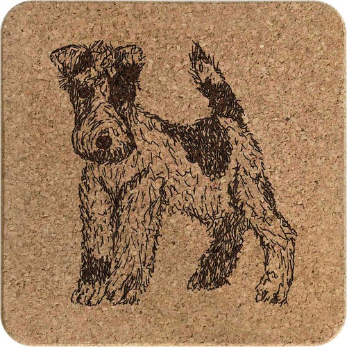 Fox terrier square cork - terrier',