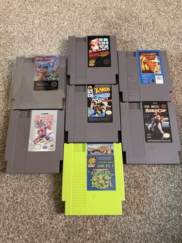 Nes game bundle cartridges - 7,