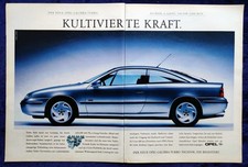 Opel Calibra Turbo 4x4, 6-Speed, Original Advertising from 1992, Double Sided!!