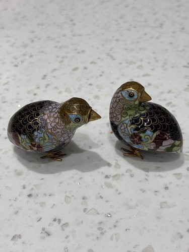 Pair chinese cloisonné - of,