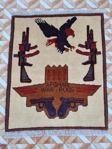 Afghan handmade vintage war - handmade,