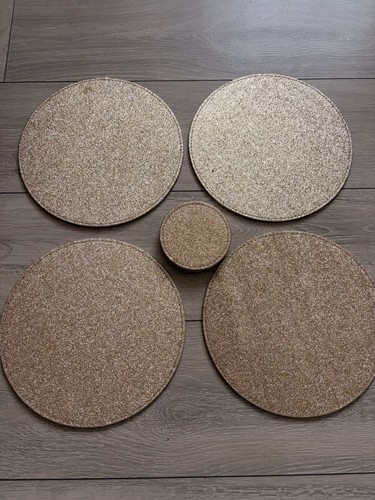 Set gold glitter - set, 4