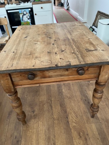 Antique farmhouse pine kitchen - farmhouse,