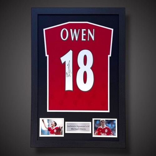 Michael owen hand - hand, signed