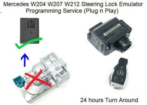 Mercedes benz steering lock - steering,