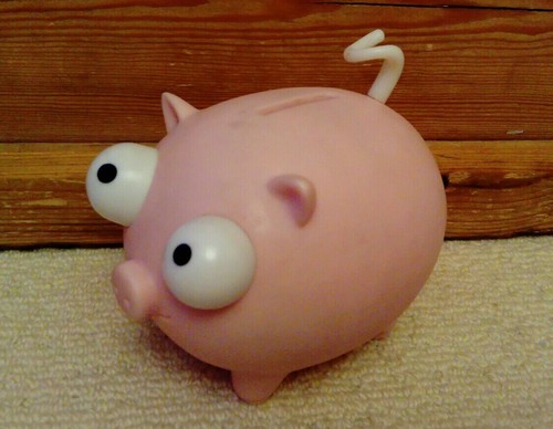 Natwest pink plastic pig piggy - natwest,
