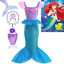 Girls Princess Costume Mermaid