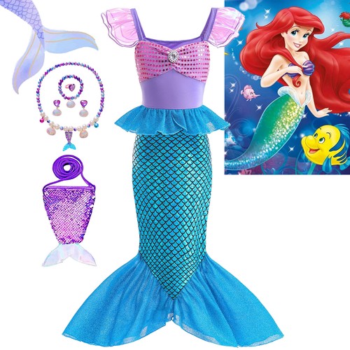 Girls princess costume mermaid - costume,