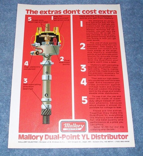 1975 mallory dual - 1975,