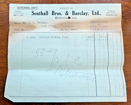 1921 southall bros - &, barclay