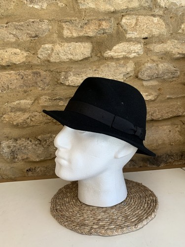 Vintage fedora hat 100 wool - vintage, 100%
