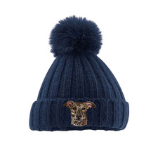 EMBROIDERED BRINDLE WHIPPET