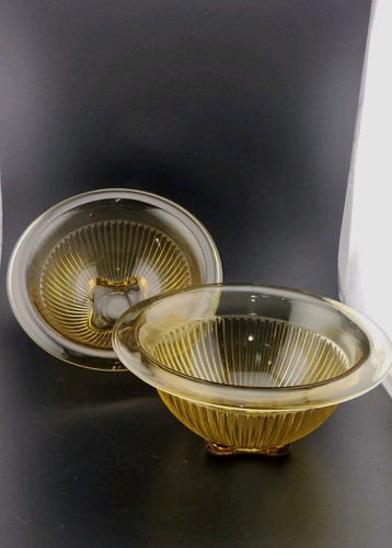 Vintage federal glass - glass, amber