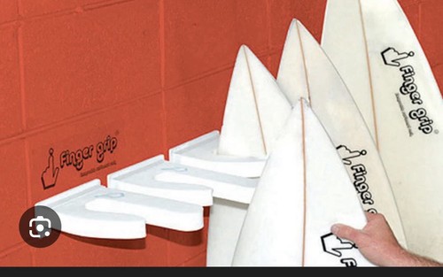 Finger grip surfboard rack - finger,