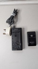 Sony AC Power Adaptor AC-V30 & Sony NP-68 Battery For Sony Handycam - Tested