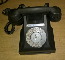 Vintage GPO 312L FWR/64/3A FDI  Rotary Dial Bakelite Telephone  Call Exchange