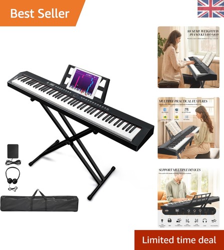 Key digital piano keyboard - 88-key,