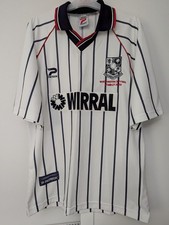 Tranmere Rovers Home Worthington Cup Final Football Shirt 1999/2000. Mens Large.