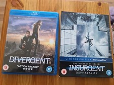 DIVERGENT SERIES DIVERGENT/INSURGENT DEFY REALITY LTD EDT BLU RAY DISCS