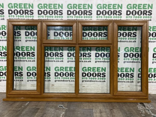 Upvc window golden oak - window,