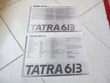 Tatra 613 Photocopy Brochure