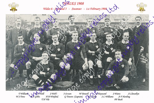 Wales 1908 - wales, (