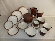 Poole - Chestnut - vintage pottery mid-century modern tableware - 2B4A #