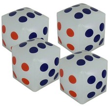 4 Inflatable Dice Giant Glow