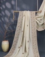Beige Pashmina Shawl Scarf