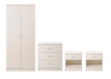 White 4Piece Bedroom Furniture