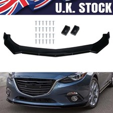 Front Bumper Lip Splitter Spoiler Body Kit For Mazda 2 3 5 6 CX-3 CX-5 CX-7 RX-8