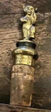 Vintage brass bear - brass,