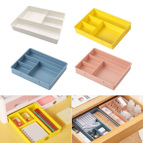 Desktop storage tray organizer - desktop,
