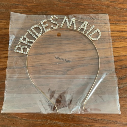 Bridesmaid diamanté tiara - bridesmaid,