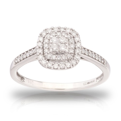 Modern 9ct white gold 36ct - modern,