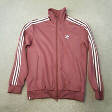 Adidas Mens Track Jacket Medium Red Crimson Firebird Originals SST High Neck
