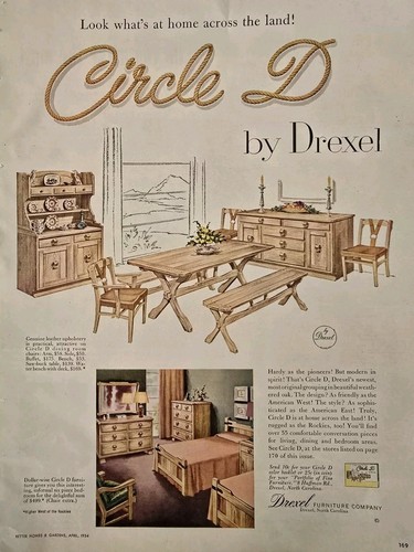 1954 drexel circle d mid - 1954,