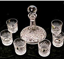 waterford crystal ships decanter and tumblers Alana