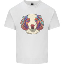 Australian Shepherd Dog Mens Light Cotton T-Shirt