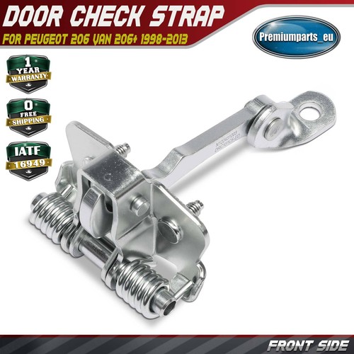 Door check strap front - front, or