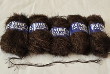 5x100gr Brown Colour Polyester