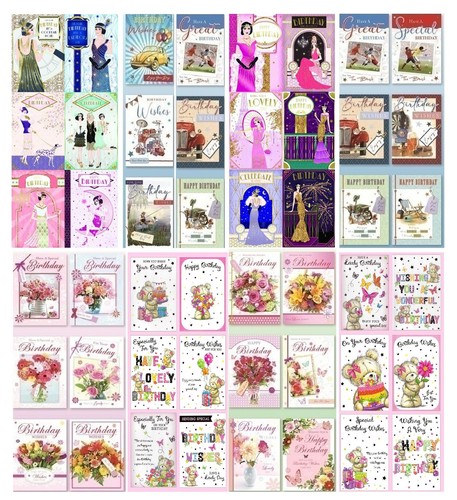 6pk birthday cards for male - birthday,