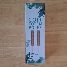 New, Coir Totem Poles Pack of 2 New, SA Products