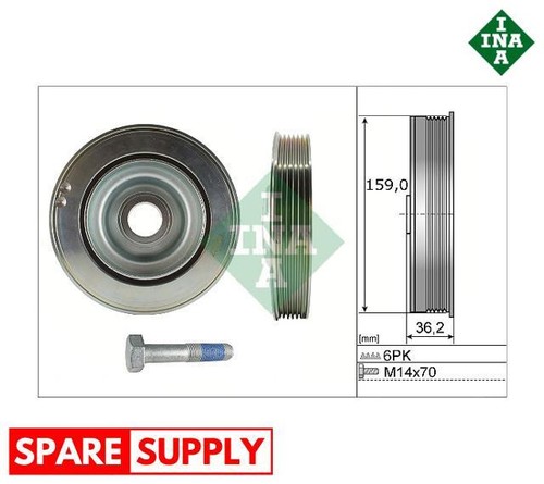Belt pulley set crankshaft - belt,