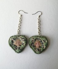 Heart Drop Earrings Scandi