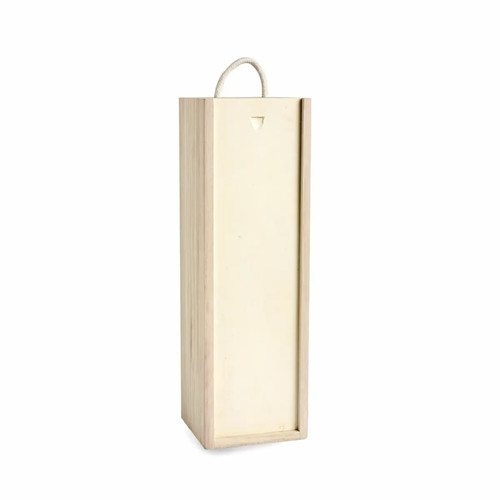 Single bottle wooden wine - wooden, box