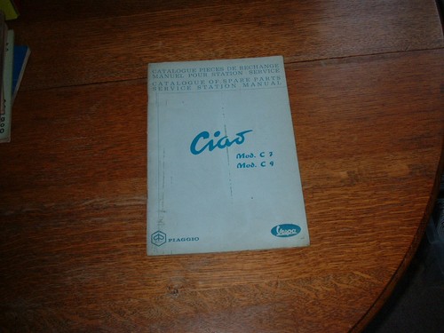 Genuine vespa ciao c9 - c7,
