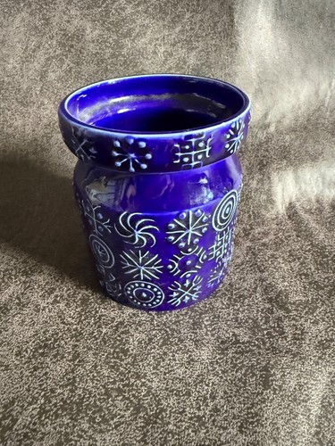 Blue portmeirion totem pot - totem,