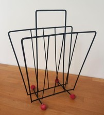 Retro Magazine Rack Atomic